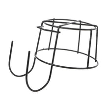 Load image into Gallery viewer, Balcony Fence Round Metal Flower Stand Wrought Iron Wall-mounted Flower Pot Stand, S, M, L, XL