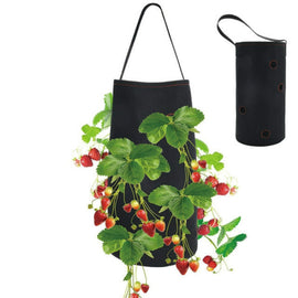 Felt Hanging Strawberry Naked Root Plant Non-woven Planting Bag, 50 x 30 x 25 cm