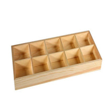 Load image into Gallery viewer, Succulent Wooden Storage Box Landscape Garden Decoration, 3 Cells, 5 Cells, 6 Cells, 10 Cells