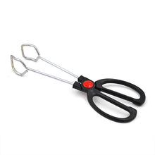 Load image into Gallery viewer, Stainless Steel Plastic Handle Barbecue Tongs Food Clip Barbecue Tools, 9 Inch, 12 Inch