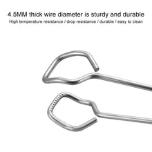 Load image into Gallery viewer, Stainless Steel Plastic Handle Barbecue Tongs Food Clip Barbecue Tools, 9 Inch, 12 Inch