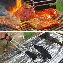Load image into Gallery viewer, Stainless Steel Plastic Handle Barbecue Tongs Food Clip Barbecue Tools, 9 Inch, 12 Inch