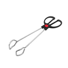 Load image into Gallery viewer, Stainless Steel Plastic Handle Barbecue Tongs Food Clip Barbecue Tools, 9 Inch, 12 Inch