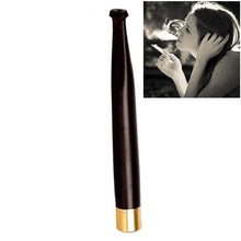 Load image into Gallery viewer, Ladies Twig Pull Rod Filter Can Wash Wood Sandalwood Long Cigarette Holder, 5 mm Fine Smoke