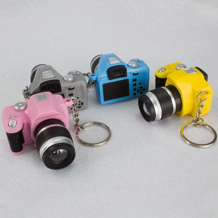Children Mini SLR Camera Model Style Key Chain Small Pendant with Sound & LED Light