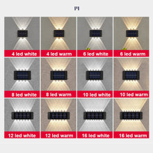 Load image into Gallery viewer, Solar Wall Lamp Outdoor Waterproof Up And Down Double-headed Spotlights, 2LED NiMH, 4LED NiMH, 6LED NiMH, 8LED NiMH, 10LED NiMH, 12LED Lithium, 16LED Lithium