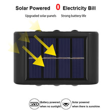 Load image into Gallery viewer, Solar Wall Lamp Outdoor Waterproof Up And Down Double-headed Spotlights, 2LED NiMH, 4LED NiMH, 6LED NiMH, 8LED NiMH, 10LED NiMH, 12LED Lithium, 16LED Lithium