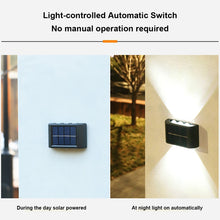 Load image into Gallery viewer, Solar Wall Lamp Outdoor Waterproof Up And Down Double-headed Spotlights, 2LED NiMH, 4LED NiMH, 6LED NiMH, 8LED NiMH, 10LED NiMH, 12LED Lithium, 16LED Lithium
