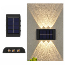 Load image into Gallery viewer, Solar Wall Lamp Outdoor Waterproof Up And Down Double-headed Spotlights, 2LED NiMH, 4LED NiMH, 6LED NiMH, 8LED NiMH, 10LED NiMH, 12LED Lithium, 16LED Lithium