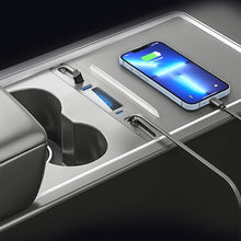 Load image into Gallery viewer, For Tesla Model 3 / Y 27W Quick Interior Charger Intelligent 8 Pin Docking Station HUB, PT-DSL-2 8 Pin