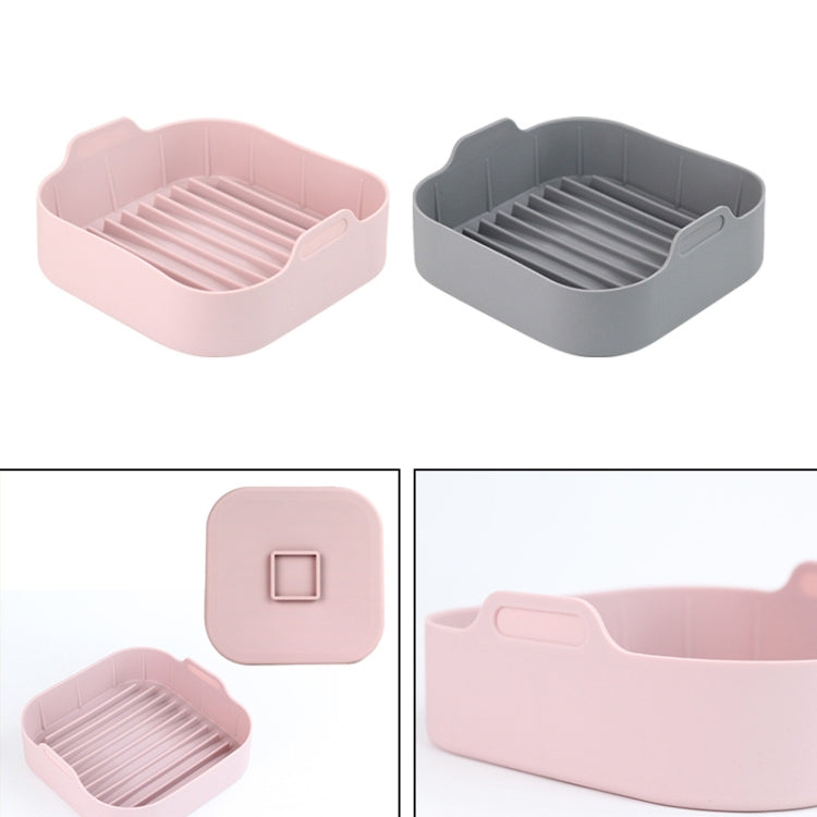 Air Fryer Silicone Grill Pan Accessories, Square 20.5 cm, Round 22 cm, Round 19 cm, Round 16 cm