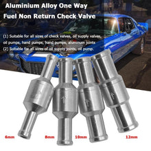 Load image into Gallery viewer, Car Aluminum Alloy Gasoline Fuel Check Valve, M6, M8, M10, M12