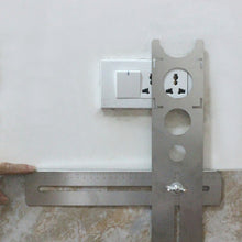 Load image into Gallery viewer, Tile Universal Hole Positioner Multifunctional Marble Perforation Measurement Adjustable Wall Floor Tile Measuring Device, Tile Universal Hole Positioner