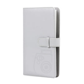 3-Inch Photo Album Holds 96 Photos PU Leather Large Capacity Storage Case with Multi-Pocket Pages