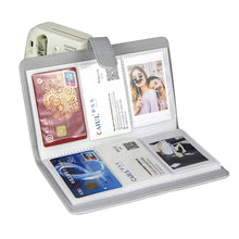 Load image into Gallery viewer, 3-Inch Photo Album Holds 96 Photos PU Leather Large Capacity Storage Case with Multi-Pocket Pages