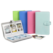 Load image into Gallery viewer, 3-Inch Photo Album Holds 96 Photos PU Leather Large Capacity Storage Case with Multi-Pocket Pages