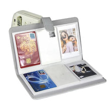 Load image into Gallery viewer, 3-Inch Photo Album Holds 96 Photos PU Leather Large Capacity Storage Case with Multi-Pocket Pages