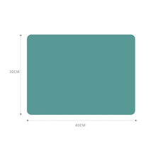 Load image into Gallery viewer, Nordic Style Food Grade Silicone Pad Tableware Environmental Insulation Pad Placemat, Green, Orange, Beige, Sky Blue, Dark Gray