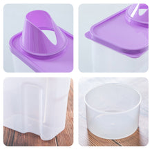 Load image into Gallery viewer, Household Plastic Transparent Washing Powder Storage Box Storage Container, 2L, 3L