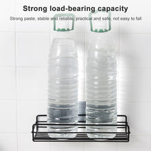 Load image into Gallery viewer, Wrought Iron Bathroom Shelf Wall Mounted Free Punch Toilet Rack, Square (Black), Square (White)