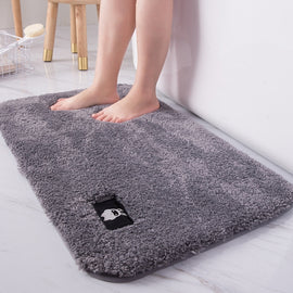 Bathroom Toilet Absorbent Bath Mat Carpet Bedroom Non-slip Foot Pad, 40x60cm, 50x80cm