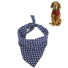 Load image into Gallery viewer, Pet Triangle Towel Christmas Snowflake Dog Saliva Towel, S, L