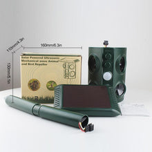 Load image into Gallery viewer, Outdoor Solar Animal Repeller Ultrasonic Vibration Multi-functional Snake Repeller, Solar Animal Repeller