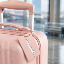 Load image into Gallery viewer, Brush Aluminum Luggage Tag Luggage Boarding Pass Check Tag