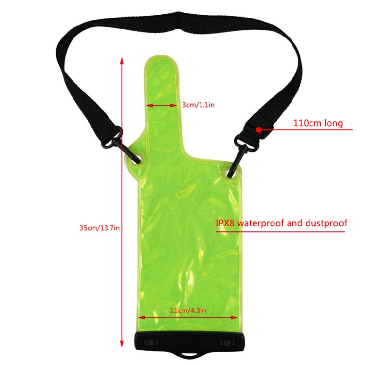 Walkie Talkie Waterproof Bag with Lanyard (Excluding Walkie Talkie)