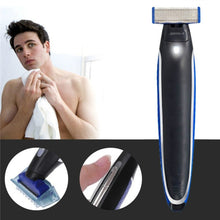 Load image into Gallery viewer, Electric Men Shaver Rechargeable Shaver Trimmer, Black + Blue