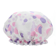 Load image into Gallery viewer, Thick Waterproof Bath Hat Double Layer Shower Hair Cover Women Supplies Shower Caps, Size:28cm