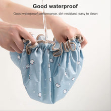 Load image into Gallery viewer, Thick Waterproof Bath Hat Double Layer Shower Hair Cover Women Supplies Shower Caps, Size:28cm