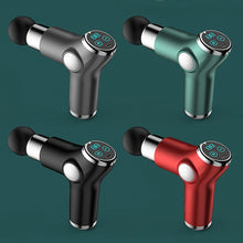 Load image into Gallery viewer, K515 Mini Fascia Gun Fitness Relax Muscle Massage Gun, LCD Version 32 Gears (Black), LCD Version 32 Gears (Silver Gray), LCD Version 32 Gears (Red), LCD Version 32 Gears (Green)