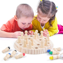 Load image into Gallery viewer, Wooden Children Early Education Memory Chess Concentration Memory Training Educational Toy