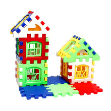 Load image into Gallery viewer, 10 Sets Children Early Educational Plastic Building Blocks House DIY Toys (24 PCS / Set), Rondom Color Delivery