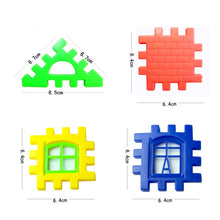Load image into Gallery viewer, 10 Sets Children Early Educational Plastic Building Blocks House DIY Toys (24 PCS / Set), Rondom Color Delivery