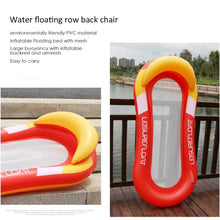 Load image into Gallery viewer, Adult Floating RowLounge Chair Water Toy Inflatable Bed with Armrest Hammock Back, Size: 160 x 90cm