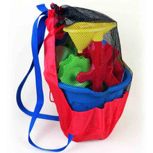Load image into Gallery viewer, Children Beach Toys Storage Bag Play Sand Tools Storage Net Bag Backpack