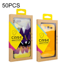 Load image into Gallery viewer, 50 PCS Kraft Paper Phone Case Leather Case Packaging Box