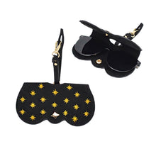 Load image into Gallery viewer, PU Sunglasses Bag Cute Quirky Sunglasses Box, Pineapple, Black Fox, Golden Star, Sun, Cute Mouse, Love Flying Kiss