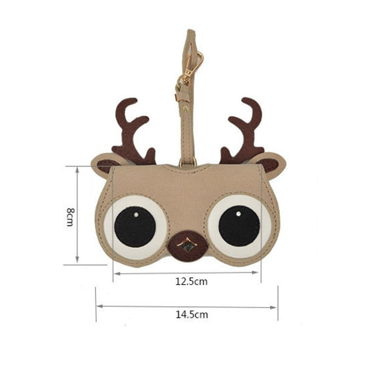 PU Sunglasses Bag Cute Quirky Sunglasses Box, Pineapple, Black Fox, Golden Star, Sun, Cute Mouse, Love Flying Kiss