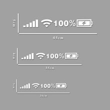 Load image into Gallery viewer, 10 PCS Car Windshield Stickers Signal WiFi Power Vinyl Decal  Car Stickers, L, M, S