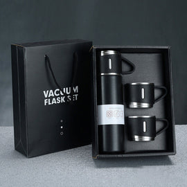 500ml 304 Stainless Steel Thermos Cup Portable Business Tea Cup,Spec:, Gift Box Set