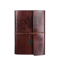 Load image into Gallery viewer, PU Maple Retro Straps Handbook Loose-leaf Notebook, A7, A6, A5