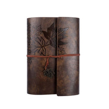 Load image into Gallery viewer, PU Maple Retro Straps Handbook Loose-leaf Notebook, A7, A6, A5