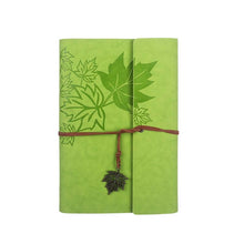Load image into Gallery viewer, PU Maple Retro Straps Handbook Loose-leaf Notebook, A7, A6, A5