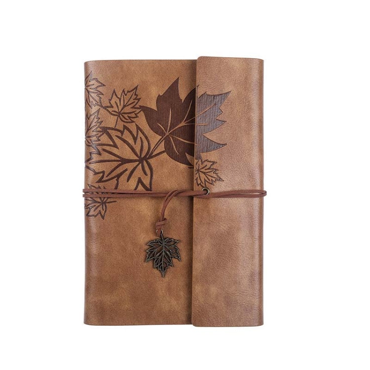 PU Maple Retro Straps Handbook Loose-leaf Notebook, A7, A6, A5