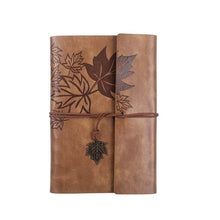 Load image into Gallery viewer, PU Maple Retro Straps Handbook Loose-leaf Notebook, A7, A6, A5