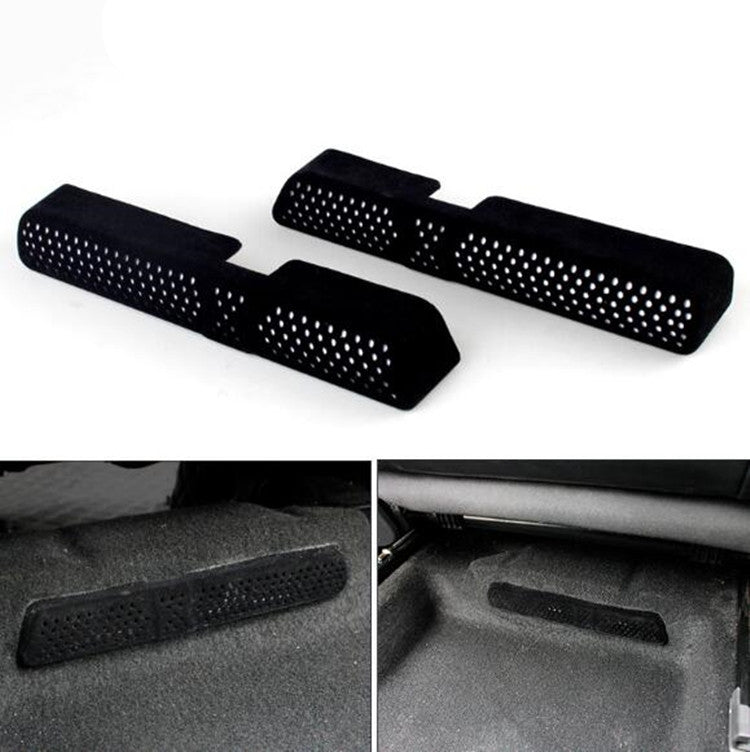 2 PCS Car Air Exhaust Cover Seat  Air Outlet Protection Cover for Skoda, Upgraded pair, Flocked pair