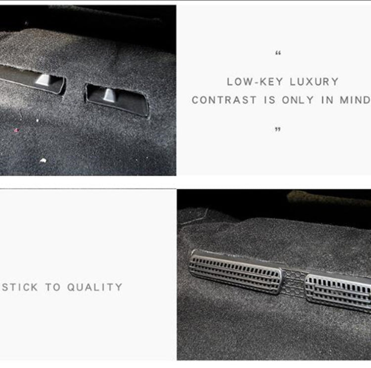 2 PCS Car Air Exhaust Cover Seat  Air Outlet Protection Cover for Skoda, Upgraded pair, Flocked pair